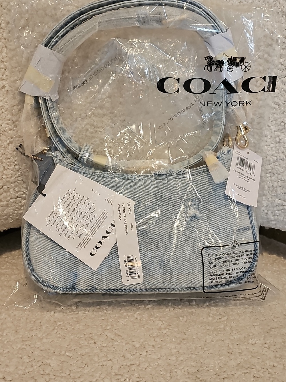 Coach Loved Denim Teri - Picture 8 of 10